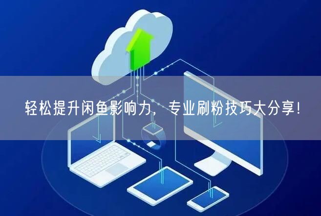 轻松提升闲鱼影响力，专业刷粉技巧大分享！