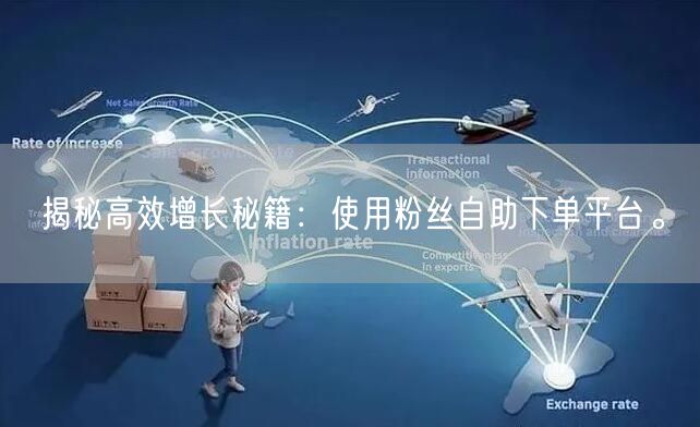 揭秘高效增长秘籍：使用粉丝自助下单平台。