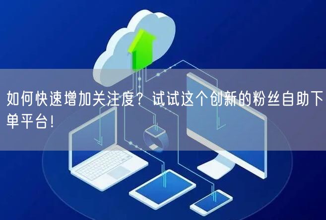如何快速增加关注度？试试这个创新的粉丝自助下单平台！