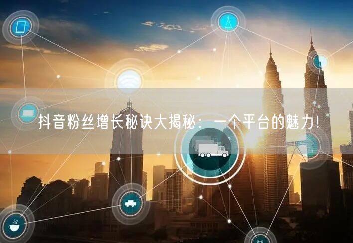 抖音粉丝增长秘诀大揭秘：一个平台的魅力！