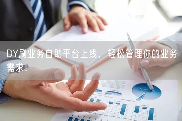 DY刷业务自助平台上线，轻松管理你的业务需求！