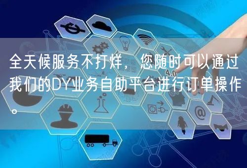 全天候服务不打烊，您随时可以通过我们的DY业务自助平台进行订