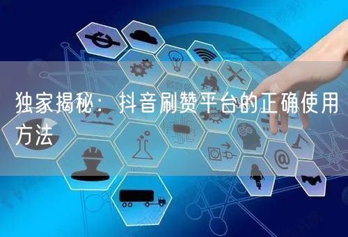 独家揭秘：抖音刷赞平台的正确使用方法