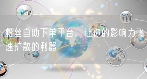 粉丝自助下单平台，让你的影响力飞速扩散的利器