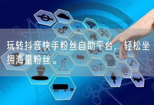 玩转抖音快手粉丝自助平台，轻松坐拥海量粉