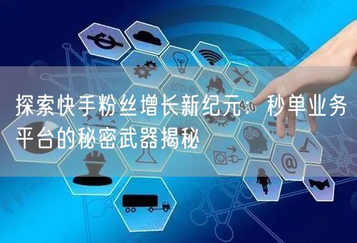 探索快手粉丝增长新纪元：秒单业务平台的秘