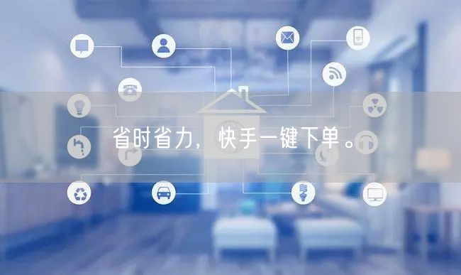省时省力，快手一键下单。