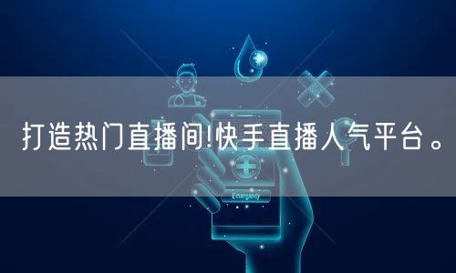 打造热门直播间!快手直播人气平台。