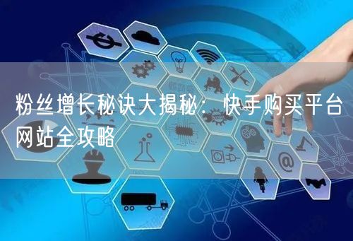 粉丝增长秘诀大揭秘：快手购买平台网站全攻