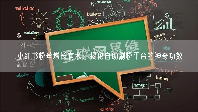 小红书粉丝增长有术：揭秘自助刷粉平台的神奇功效