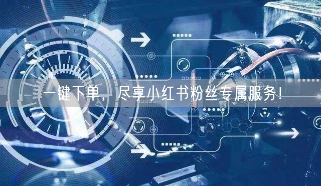一键下单，尽享小红书粉丝专属服务！