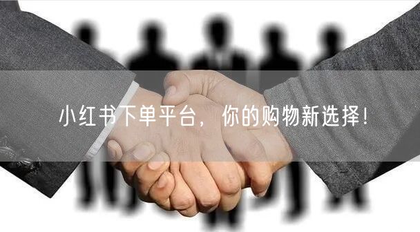 小红书下单平台，你的购物新选择！