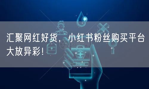 汇聚网红好货，小红书粉丝购买平台大放异彩！