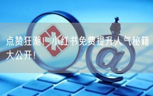 点赞狂潮！小红书免费提升人气秘籍大公开！