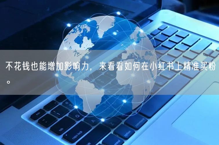 不花钱也能增加影响力，来看看如何在小红书上精准买粉。