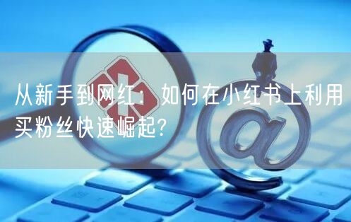 从新手到网红：如何在小红书上利用买粉丝快速崛起?