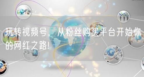 玩转视频号，从粉丝购买平台开始你的网红之