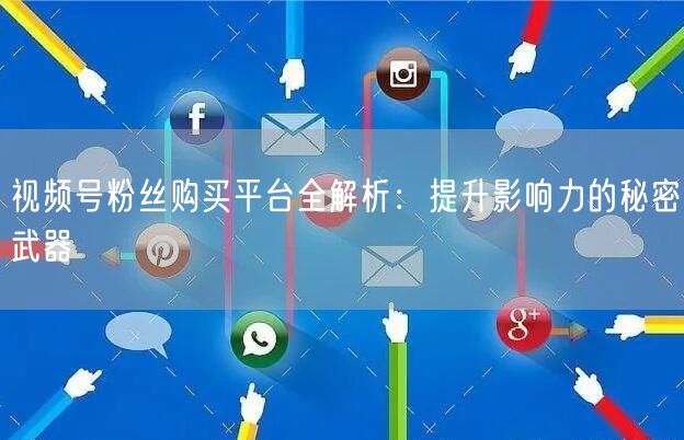视频号粉丝购买平台全解析：提升影响力的秘