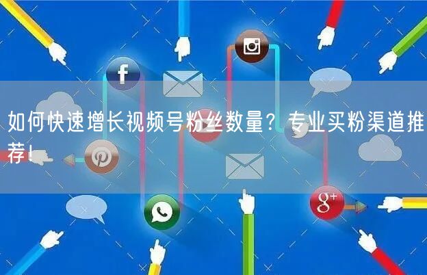 如何快速增长视频号粉丝数量？专业买粉渠道